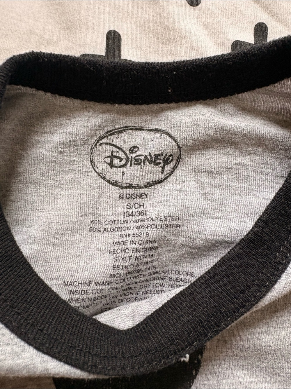 Disney Mickey Mouse  Ringer Tee - Picture 3 of 4